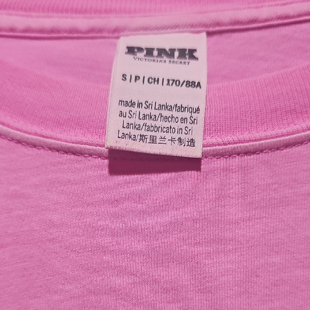 PINK Victoria's Secret Womens Long Sleeve Shirt - Pink - Picture 5 of 6